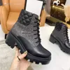 Botines de doble G de alta calidad, botas de tacón de cuero de diseñador, botines Blondie de invierno para mujer con estilo GGity, botines sexis cálidos sdgfs