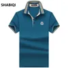 Men's Polos 2022 Summer Short Sleeve Shirt Plus Size S-10XL Fashion SHABIQI Brand T Designer Polo Men