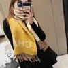 Classic Design Cashmere Warm Scarf Men's and Women's Winter Large Monogrammed Shawl 211230