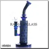 11-Zoll-Wasserpfeife Glasbong frostige Bongs 5 mm dicke Rauchwasserpfeife mit 14 mm männlichem Kopf