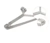 Fashion Hot Anti-theft Metal Clothes Hanger with Security Hook for Hotel Used 4mm Thickness SN98