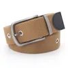 Belts Selling Unisex Belt Quality Alloy Pin Buckle Men Outdoor Casual And Women Thicken Weave Canvas