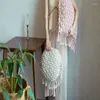 Pillow Handmade Crochet Back Decorative Hand Rests Pography Props Protable Travel Bedding Sofa Seat Chair Pillows