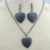 Pendentif Colliers 5pcs / lot Design Couleur Cz Bijoux Coeur Forme Cubique Zircon Composant Plaqué Bijoux En Gros