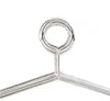 Fashion Hot Anti-theft Metal Clothes Hanger with Security Hook for Hotel Used 4mm Thickness SN98