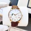 Boutique men's watch automatic mechanical movement 316 stainless steel case leather belt 40MM noble watch