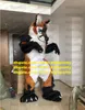 Brown Long Fur Husky Chien Costume De Mascotte Loup Fursuit Furry Adulte Personnage De Dessin Animé Outfit Sports Party Recreation Ground zz9540