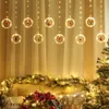 Kerstdecoraties LED Holiday Light Lamp Room slingerd jaar snaarlichten Santa Accessories 221104