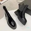 Krótkie buty Chelsea Buto Top Designer Women's Luksusowy modny kolor skórzany rombiczny elastyczny rękaw płaskie obcasy rzymski rycerz zima jesień