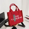 Projektantka torba dla torebek torebka na ramię jeansowy Lahter Canvas Crossbody Zakupy luksusowe mody torby czarne różowe torebki torebki 25/22/12 cm