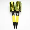 Hair Brushes Wooden With Boar Bristle Mix Nylon Styling Tools Professional Round 6pcsset 2211059169414