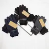 Men d'hiver Glants imperméables Screen tactile Outdoor Anti-Skid Mittens Cinq doigts 3 couleurs avec étiquette en gros