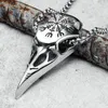 Подвесные ожерелья викинга война птичьих черепов подвески мужчины 316L из нержавеющей стали пиратская вора