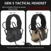 Tactical Earphone GEN 5 Headset Military Hunting Shooting Noise Cancelling Headphones for FAST Helmet OPS Wendy M-LOK Arc 221104