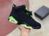 Jumpman Electric Green 6 6S Herr High Basketball Shoes Midnight Navy University Blue Georgetown UNC Bordeaux Carmine DMP Oreo Black Infrared Trainer Sneakers S05