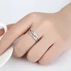 Cluster Rings 925 Sterling Silver Jewelry High Quality 2022 Fashion Woman Opening Retro Adjustable Cubic Zirconia Butterfly