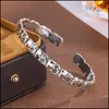 Armreif Armreif Vintage Punk Elefant Brcacelet Für Frauen Paare Mode Koreanische Nette Tier Geometrische Handgemachte Party Schmuck Giftsban Dhj2L