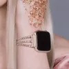 Smart Straps Rose Gold Bracelet for Fitbit Versa 2/3/4/Lite Band Replacement Woman Sense 2 Wristband Bling Luxury 221105