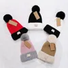 Caps Hoeden Beanie/Skull Caps 5 Kleuren Mode Vrouwen Gehaakte Winter Pom Warme Zachte Mutsen Match Merk Gebreide Hoeden zal Bal