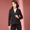 Women's Tracksuits 2 Piece Outfits For Women Professional Women's Suit Spring And Autumn OL Temperament Business Self-cultivation