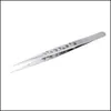 Common Tools Electronics Industrial Tweezers Tools Antistatic Curved Straight Tip Precision Stainless Forceps電話修理ハンドセットdhokx