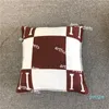 خطاب وسادة Case Cashmere Designer Pillowcase المنسوجة Jacquard Custer Cushion Cover Cover Covering Heat Home Home Bedd