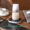 معقمات تدفئة الزجاجة# Smart Baby Drearer Gravity Sensor Design Base Cupmilk قاعدة تسخين 45 درجة حرارة ثابتة حافظ على التغذية 221104