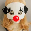Baroque Funny Clown Mask Masquerade Hair Jewelry Unisex Masks Halloween Easter Performance Accessories Halloween Earrings for Girls