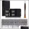 Gemeenschappelijke gereedschappen mini precisie schroevendraaier set 25 in 1 elektronische torx opening reparatiehulpmiddelen kit voor telefooncamera horloge tablet pc drop d dhvah