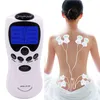 Spedie rapide Keys English Herald Tens 8 pad Agopuntura Gadgets Care Full Body Massager Digital Therapy Machine per il collo posteriore1520486