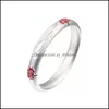 Bangle Bangle Fashion Quality Red Blue Emamel Valentines Day and Mothers Gift Armelettbangle Drop Leverans smycken Armband DH3DL
