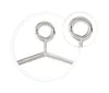 Fashion Hot Anti-theft Metal Clothes Hanger with Security Hook for Hotel Used 4mm Thickness SN98