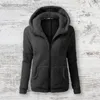 Kvinnors jackor Trendiga Winter Coat Cardigan Plus Size Hoodie Wear-Resistent Women Jacket