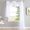 Curtain White Wedding Arch Drapes Fabric 6 Yards Chiffon Drapery Arbor Decoration Ceremony Ceiling Backdrop