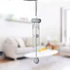 Interiördekorationer Mini Solid Wood Aluminium Rod Metal Wind Chime Liten Fresh Home Decoration Presentbilhänge