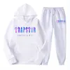 Mens Tracksuits Trapstar Luxo Designer Hoodies Mulheres Camisola Moda Moletons 29 Cor Preto Cinza Branco Vermelho Asiático Azul Amarelo Tamanho SMLSMLXL