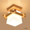 Plafonniers Lampe minimaliste nordique Lampe en verre Abat-jour El Home Allée LED Chambre E27 Abat-jour en cristal CL50904