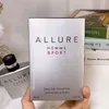 남성용 브랜드 소년 향수 Allure Homme Sport Men 지속 향수 스프레이 국소 데오도란트 100ml