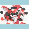 Feestdecoratie hart confetti tafel centerpieces verstrooiing diy schroot papier bruiloft decoratie handig praktisch voorstel jaarlijkse me dhntl