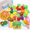 Kitchens Play Food Retend Toys Plastic Cutting Fruit Vegetable Pretend Children Kitchen Montessori Learning Educational 221105