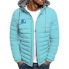Jackets 2022 Brand STARTER men's new printed hooded padded jacket loose casual winter trend fashion handsome warm S-XXXL Y2211