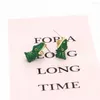 Dangle Earrings Animal Bite Earring For Women Cartoon Little Dinosaur Suitable Dog Whale Cute Teens Girl Funny Gift Teenager Jewelry