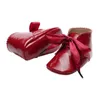 Athletic Shoes Wallarenear 0-24M Born Infant Baby Girl Leather Crib Soft Sole Bow Ribbon Princess Dress Prewalkers