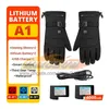 ST101 Motocykl Wodoodporne podgrzewane Guantes Moto Touch Screen zasilany bateria motocyklowy Riving Riving Rives Winter