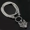 Pendentif Colliers KDG Western Cowboy Rope Odin Crow's Hammer Amulet Collier Homme Goth Mens Hip Hop