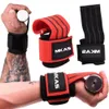 Guantes deportivos Levantamiento de pesas Correas para las muñecas Agarre Soporte Pull Ups Peso muerto Mancuernas Gimnasio Entrenamiento de fuerza Fitness Barbells Power Sport 221104