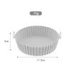 Silicone Basket Pot Tray Pans Liner For Air Fryer Oven Accessories Pan Baking Mold Pastry Bakeware Kitchen Novel Shape Reusable SN121