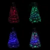 Noel Süslemeleri 32 inç Yeşil Ön Lit Mini Fiber Optik Masa Masası Yapay Ağaç Led Işıklar Altın Temel Xmas Masa Üst Ağacı 221104
