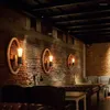 壁のランプビンテージロープ壁掛けランプコリドーバーレストラン装飾的な夜光電球なし