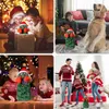 Christmas Decorations Musical Tree Electric Plush Toy Dolls Funny Cute Green Electronic Xmas Santa Claus 221104